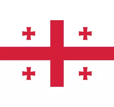 Naklejka na ścianę miejsca flaga Gruzji - TenStickers