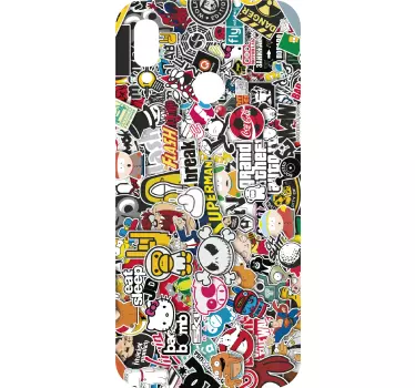 Naklejka na telefon Huawei Moc naklejek - TenStickers