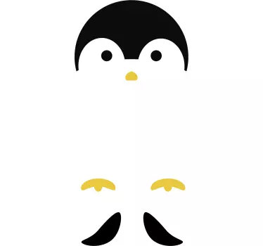 Naklejka na ścianę dla dzieci pingwin zwierzęta - TenStickers
