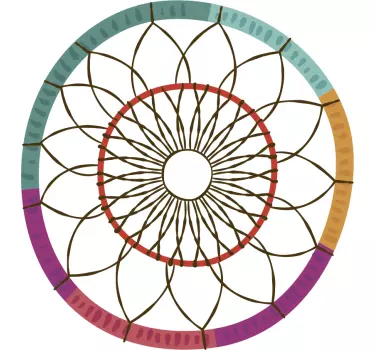 Naklejka na ścianę do sypialni Styl Boho - TenStickers