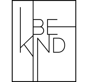 Naklejka z tekstem be kind - TenStickers