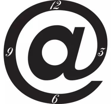 Naklejka zegar znak małpy - TenStickers