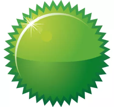 Naklejka zielone kółko oferta - TenStickers