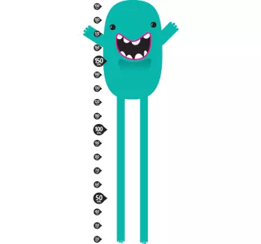 Naklejka zielony potwór - TenStickers
