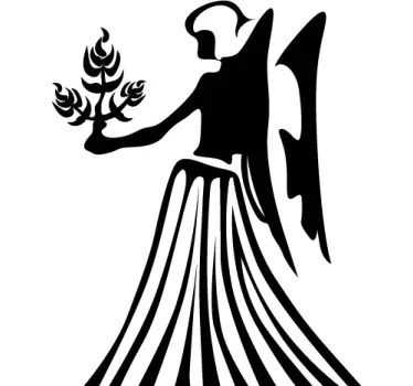 Naklejka znak astrologiczny panna - TenStickers