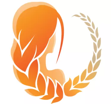 Naklejka znak zodiaku panna - TenStickers