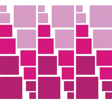 Naklejki dekoracyjna kwadraty - TenStickers