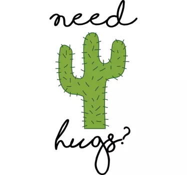 Need Hugs Naklejka Ścienna - TenStickers