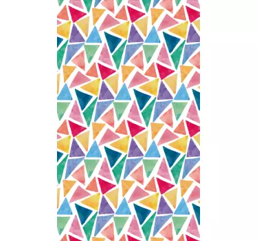 Okleina na meble geometryczna szafka kuchenna - TenStickers