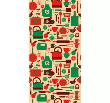 Okleina na meble naczynia i sztućce - TenStickers