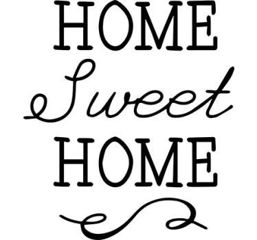 Naklejka dekoracyjna Home sweet Home - TenStickers