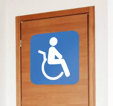 Naklejka na samochód znak niepełnosprawny - TenStickers