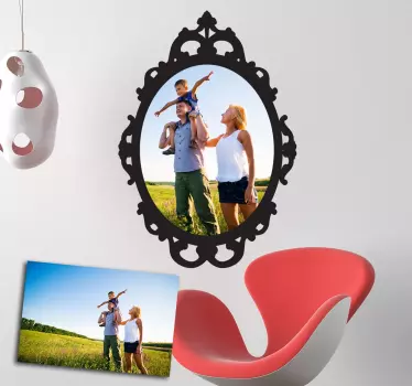 Naklejka dekoracyjna ramka na zdjęcie - TenStickers