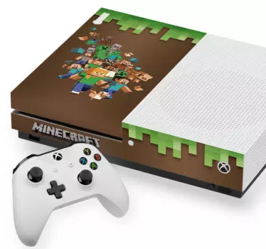 Naklejka na Xbox Minecraft - TenStickers
