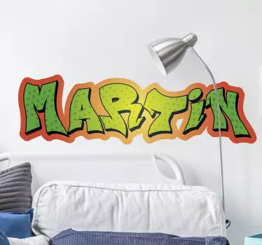 Spersonalizowana naklejka na rower w stylu graffiti - TenStickers