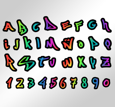 Naklejka na ścianę dla dzieci w formie graffiti - TenStickers