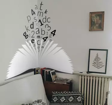 Naklejka - Otwarta Książka - TenStickers