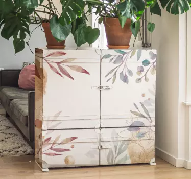 Okleina meblowa w stylu art vintage - TenStickers