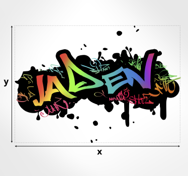 Naklejka na ścianę dla dzieci w formie graffiti - TenStickers