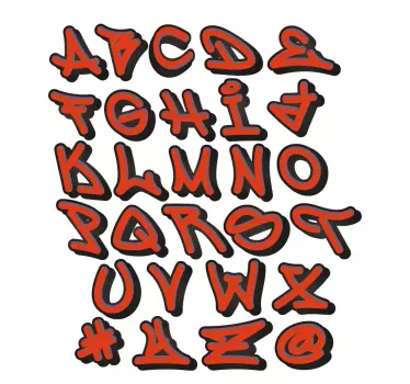 Naklejka ścienna miejska Polecenia konsoli graffiti - TenStickers