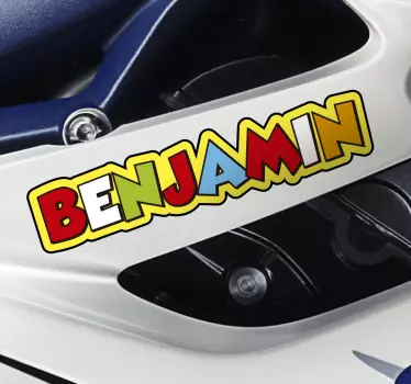 Naklejka spersonalizowana na motocykl Rossi - TenStickers