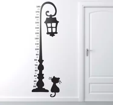 Naklejka dekoracyjna miarka latarnia - TenStickers