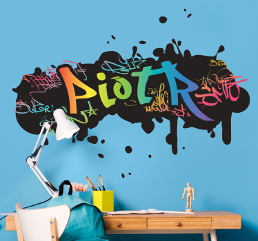 Naklejka na ścianę dla dzieci w formie graffiti - TenStickers