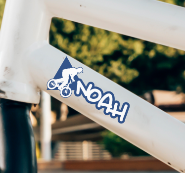 Naklejka na rower nazwa bmx - TenStickers