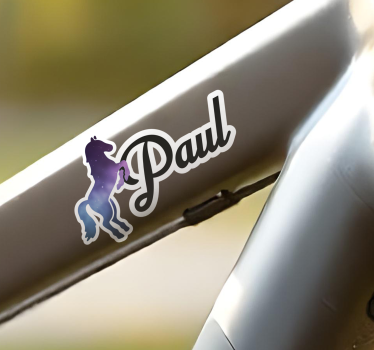 Naklejka na rower koń - TenStickers