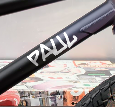 Naklejka na rower styl bmx - TenStickers