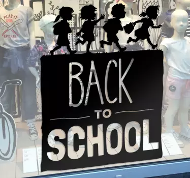 Back to School witryna sklepowa - TenStickers