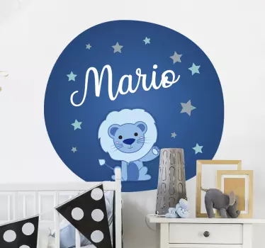 Dla niemowląt lew ilustracja  - TenStickers