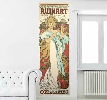 Fototapeta champagne ruinart - TenStickers