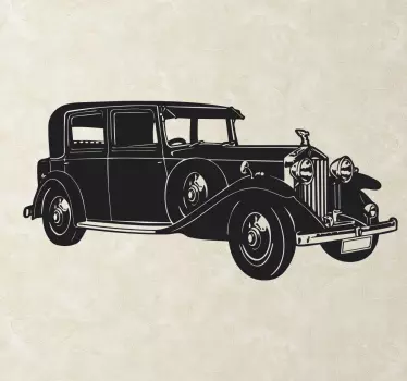 Klasyczny Rolls Royce Naklejka - TenStickers