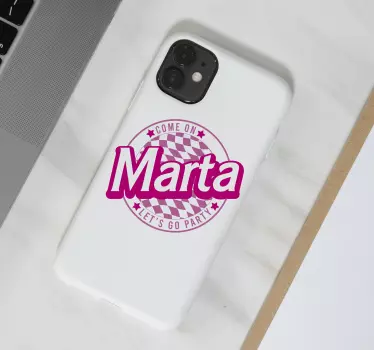 Naklejka na telefon chodź, idziemy na imprezę - TenStickers