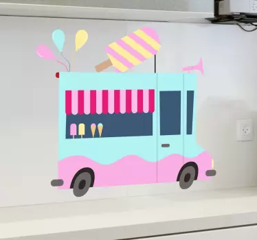 Naklejka auto z lodami - TenStickers