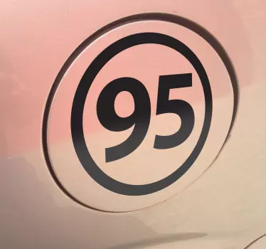 Naklejka benzyna 95 - TenStickers