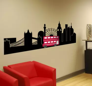 Naklejka na ścianę do salonu Big Ben Londyn - TenStickers
