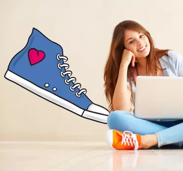 Naklejka But z serduszkiem - TenStickers
