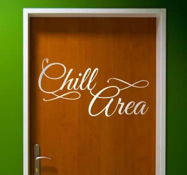 Naklejka chill area - TenStickers