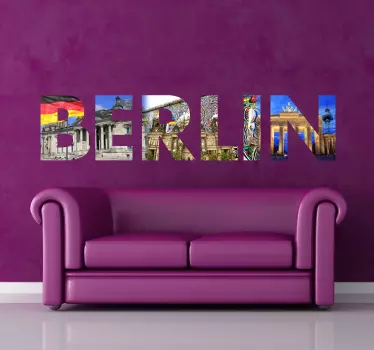 Naklejka dekoracyjna BERLIN - TenStickers
