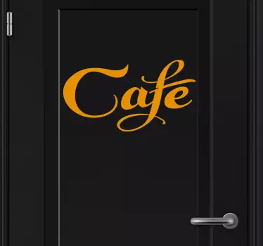Naklejka dekoracyjna Cafe - TenStickers