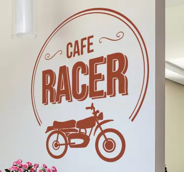 Naklejka Dekoracyjna Cafe Racer - TenStickers