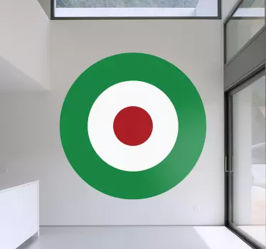 Naklejka dekoracyjna centryczne koła - TenStickers