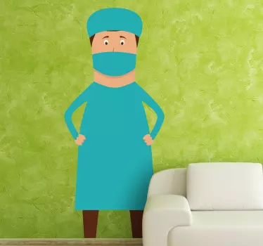 Naklejka dekoracyjna chirurg - TenStickers