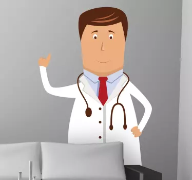 Naklejka dekoracyjna doktor - TenStickers