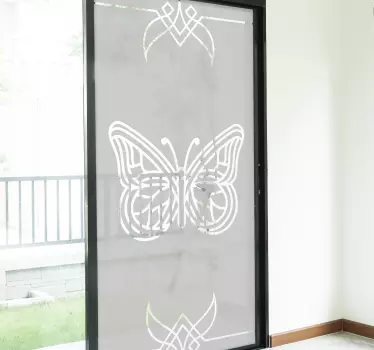 Naklejka dekoracyjna duży motyl - TenStickers