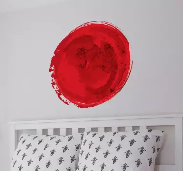 Naklejka dekoracyjna flaga Japonii - TenStickers