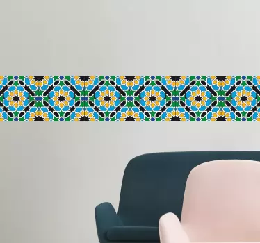 Naklejka dekoracyjna kolorowe kafelki - TenStickers