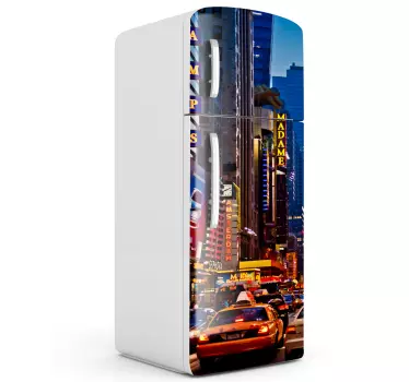 Naklejka dekoracyjna na lodówkę Times Square - TenStickers